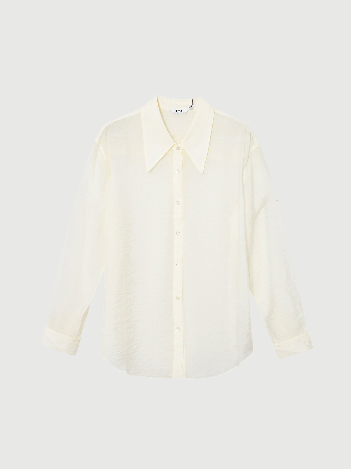 Point Collar Lyocell Shirt
