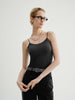 Cotton Blend Padded Tank Tops