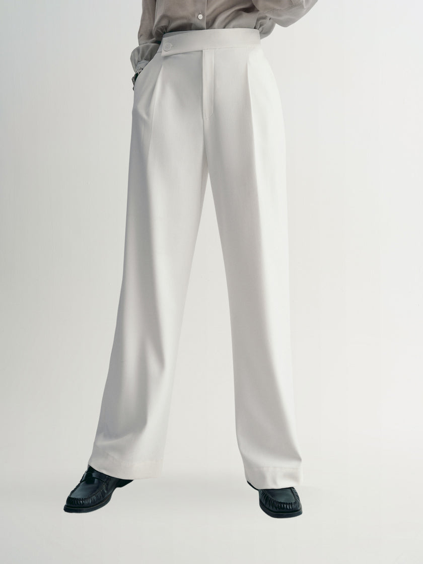 Straight Fit Smooth Pants