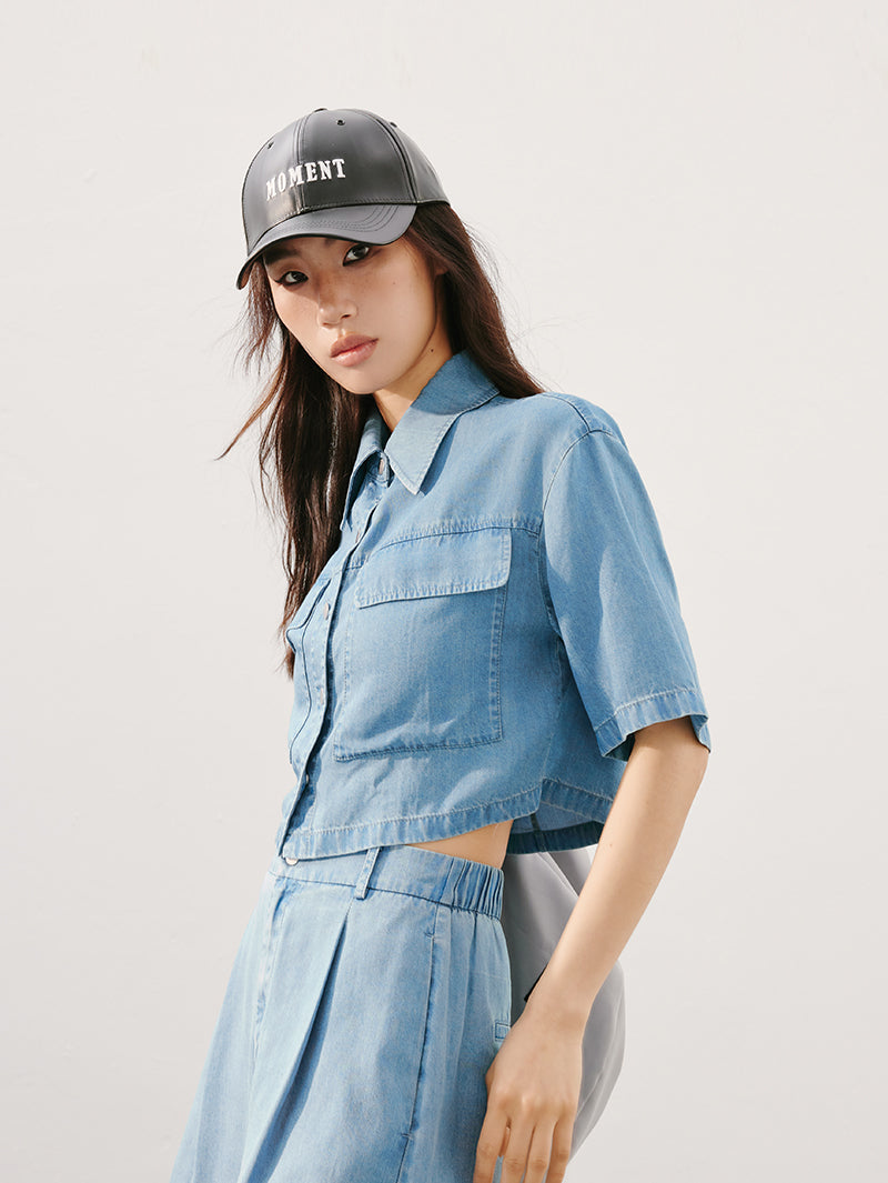Half Sleeves 100% Lyocell Shirt