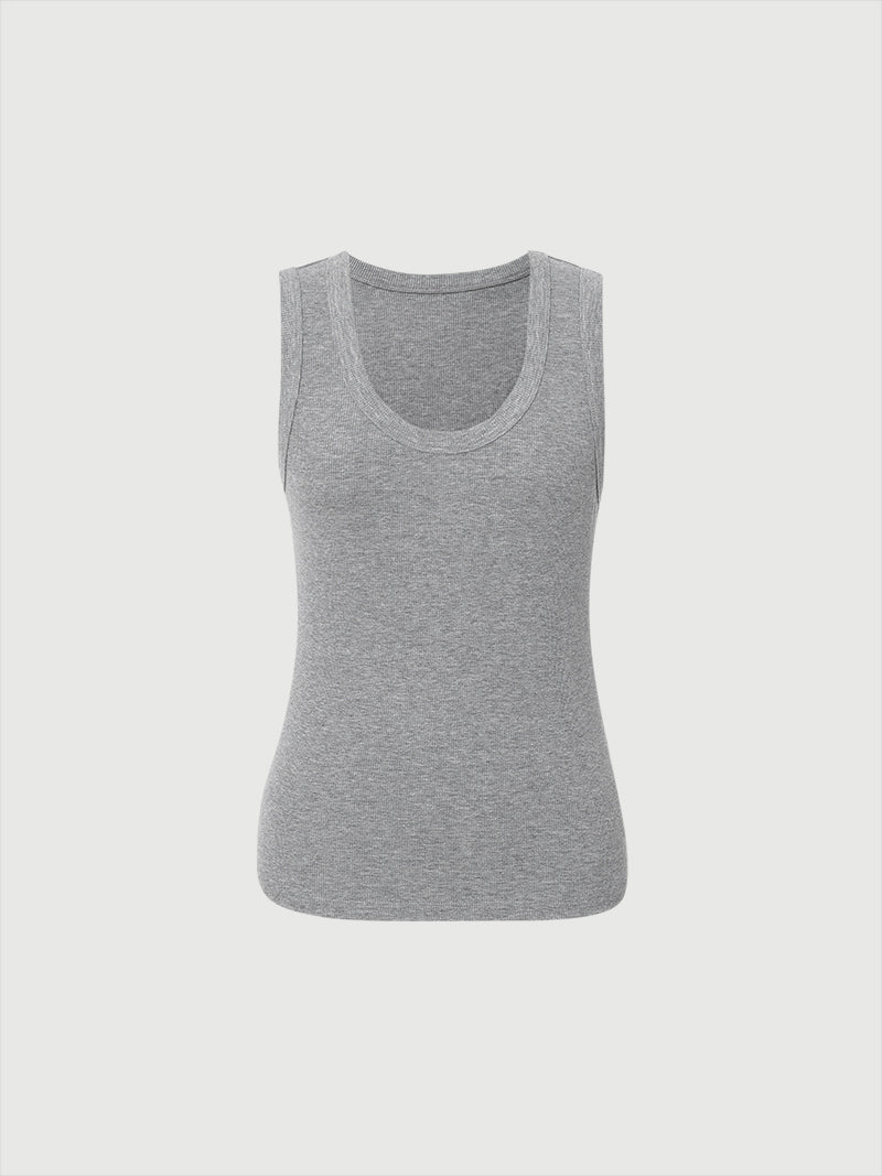 U Neck Sleeveless Tank Top