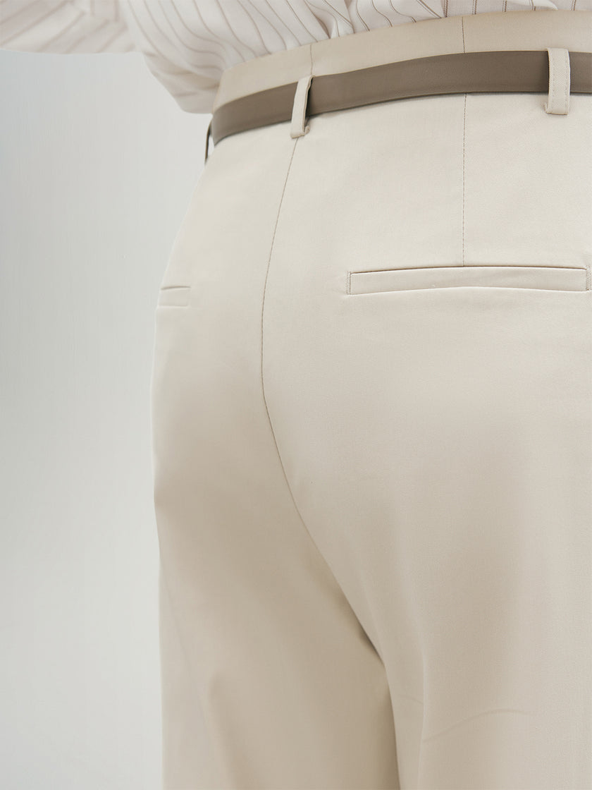 Cropped Lyocell Pants