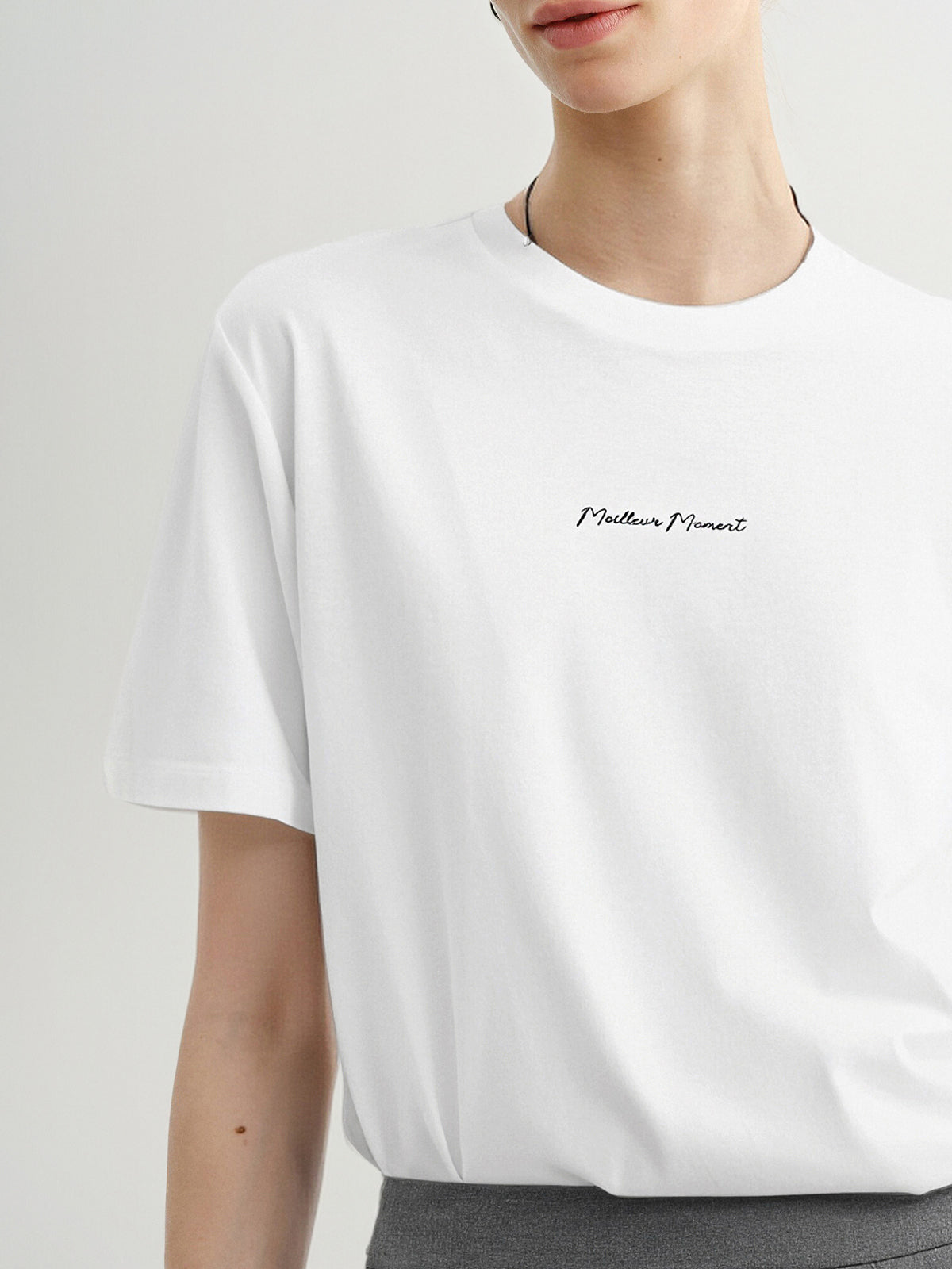 Pure Cotton Crewneck Tee