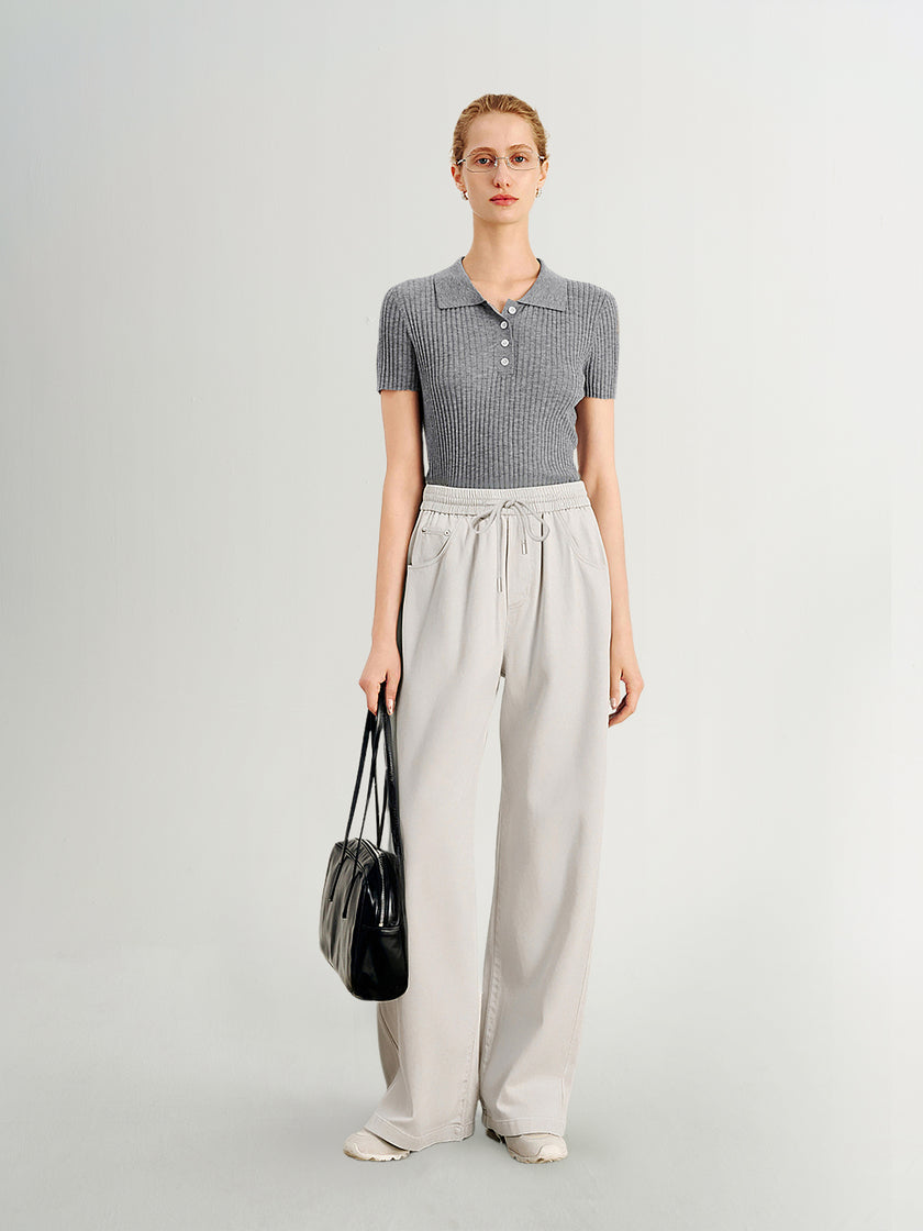 Relaxed Drawstring Pants