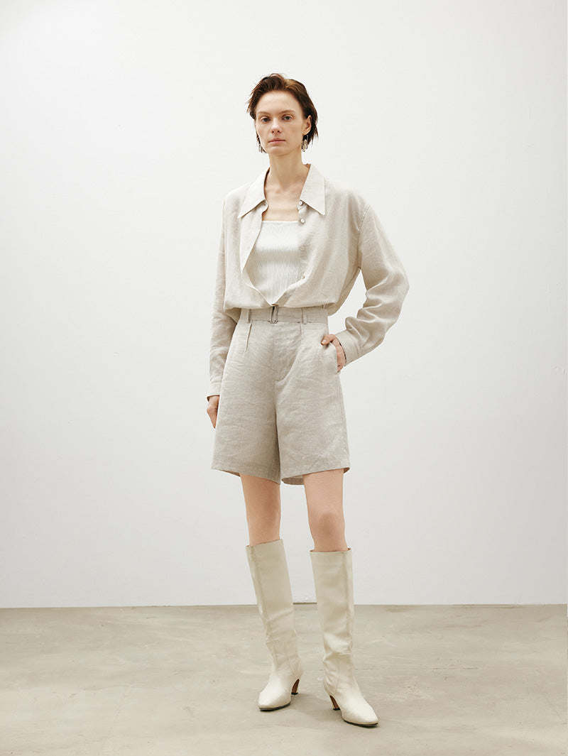 Flaxen 100% Flax Short Pants