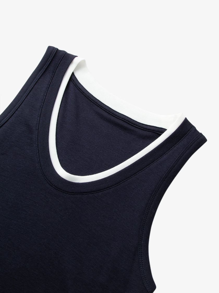 U Neck Lyocell Tank Top