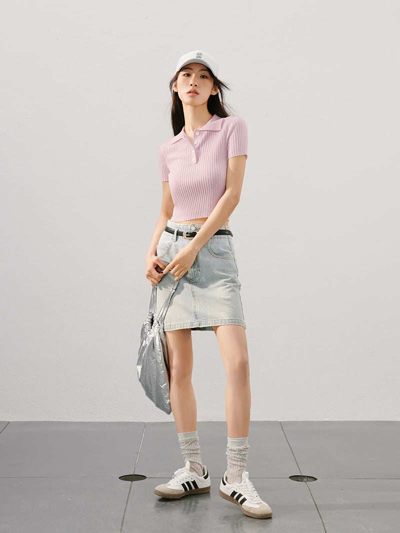 Denim Skirt