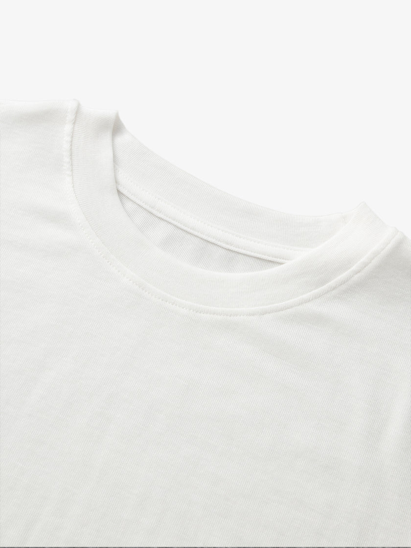 Round Neck Lyocell T-Shirt