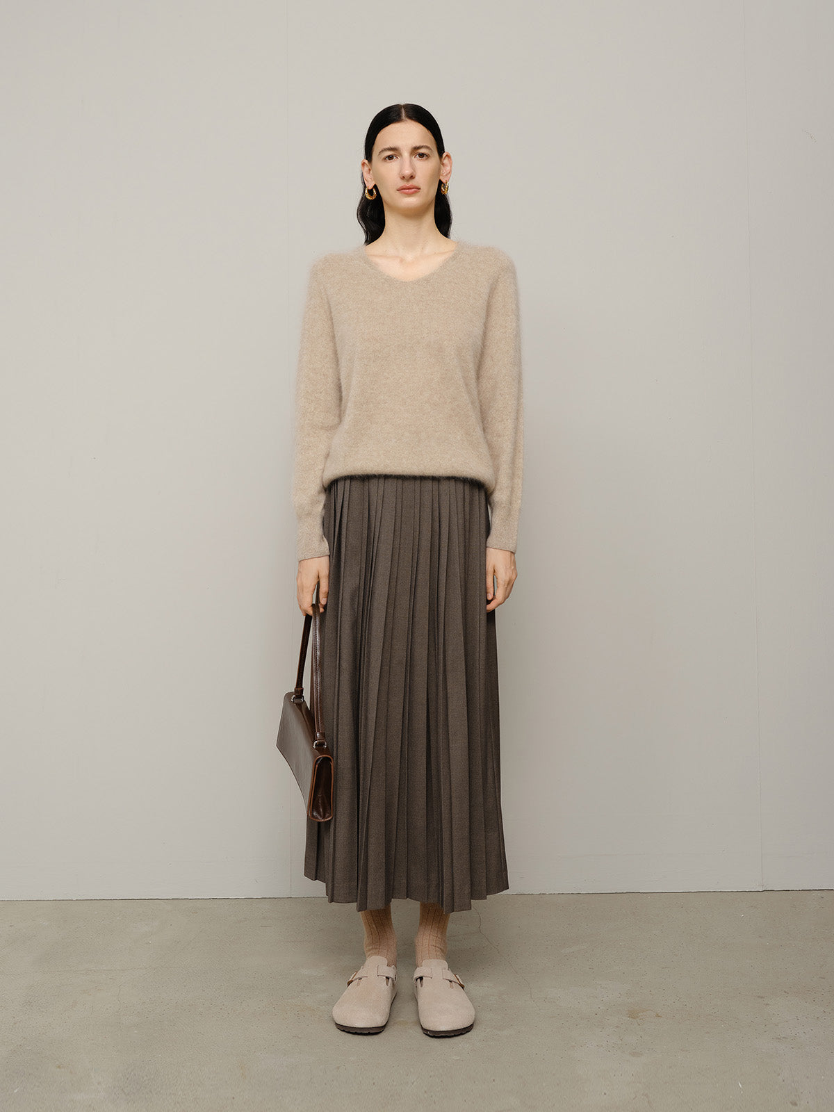 V Neck Cashmere Sweater