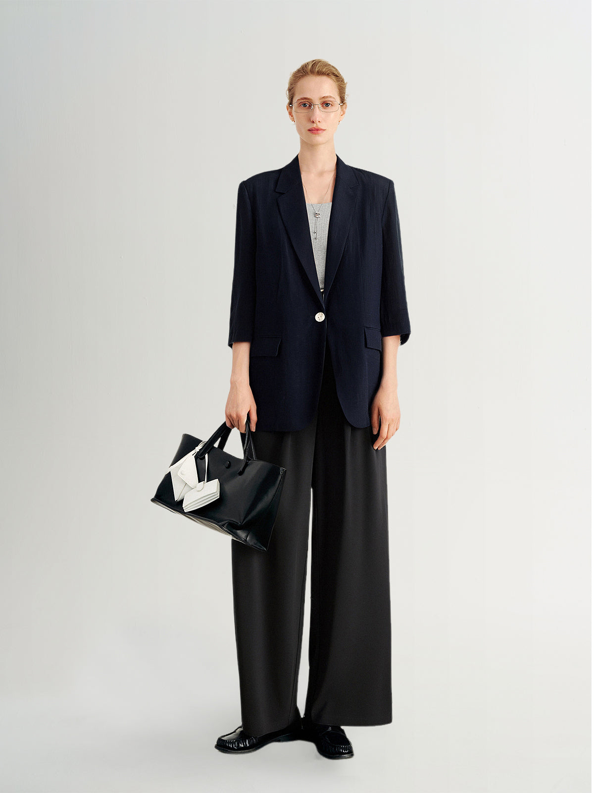 One-Button  Blazer