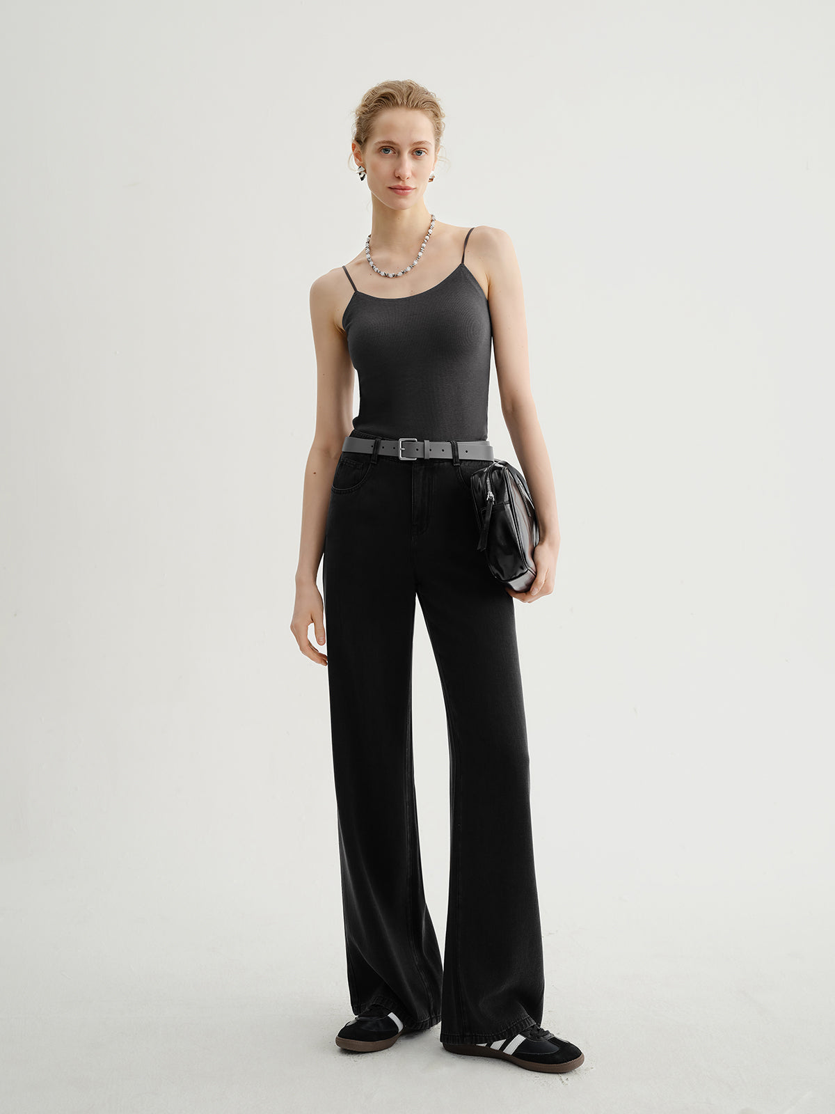 Cotton Blend Padded Tank Tops