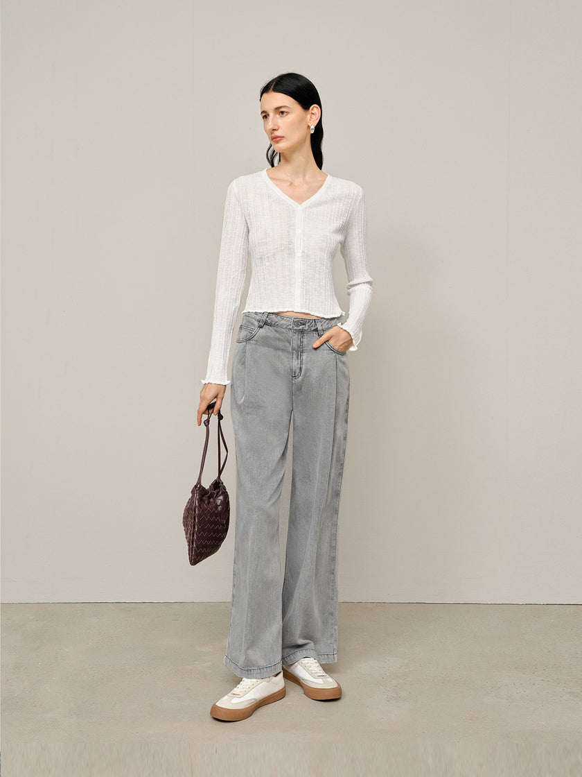 Wide Leg Lyocell Pants