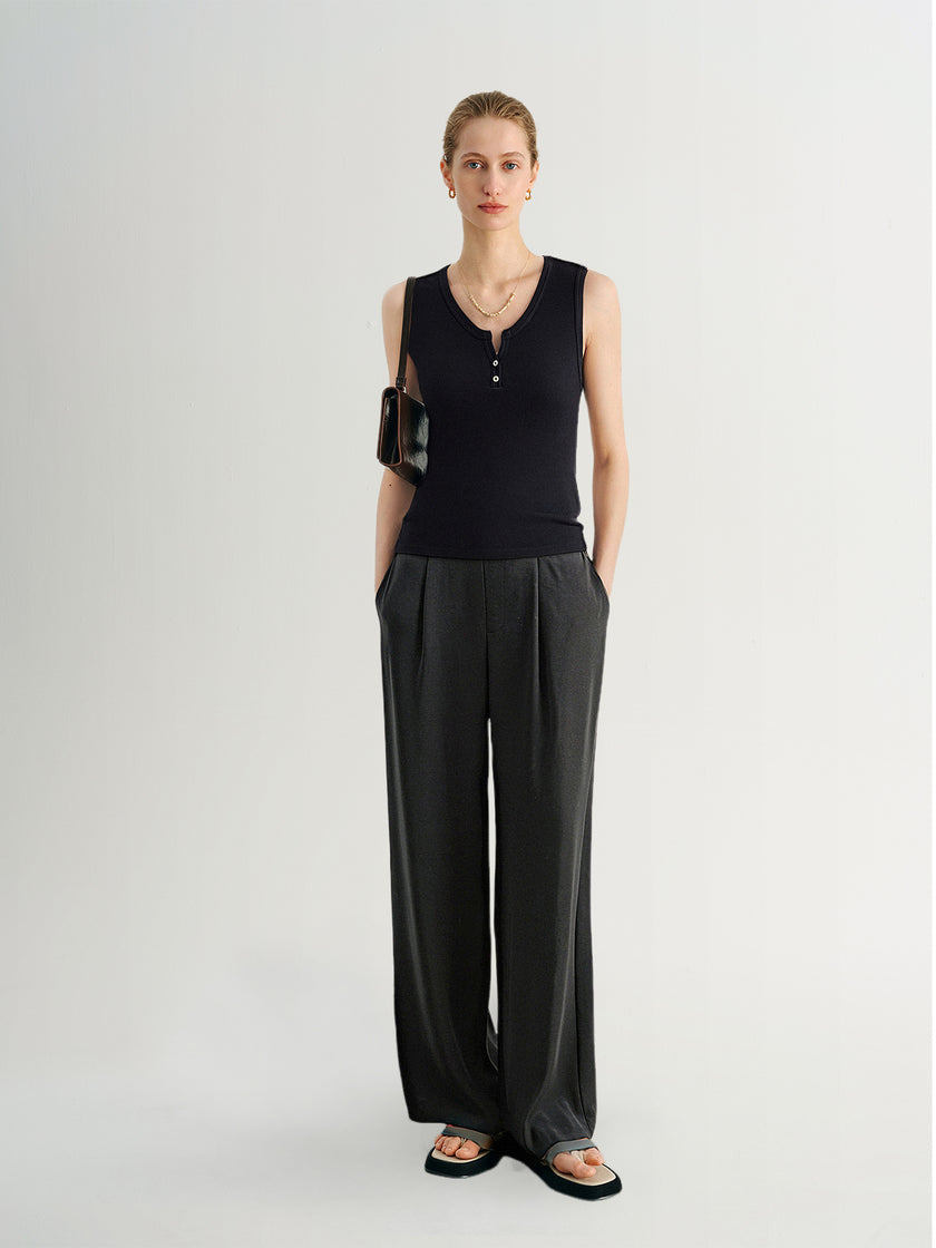 U-Neck Short Sleeve Top