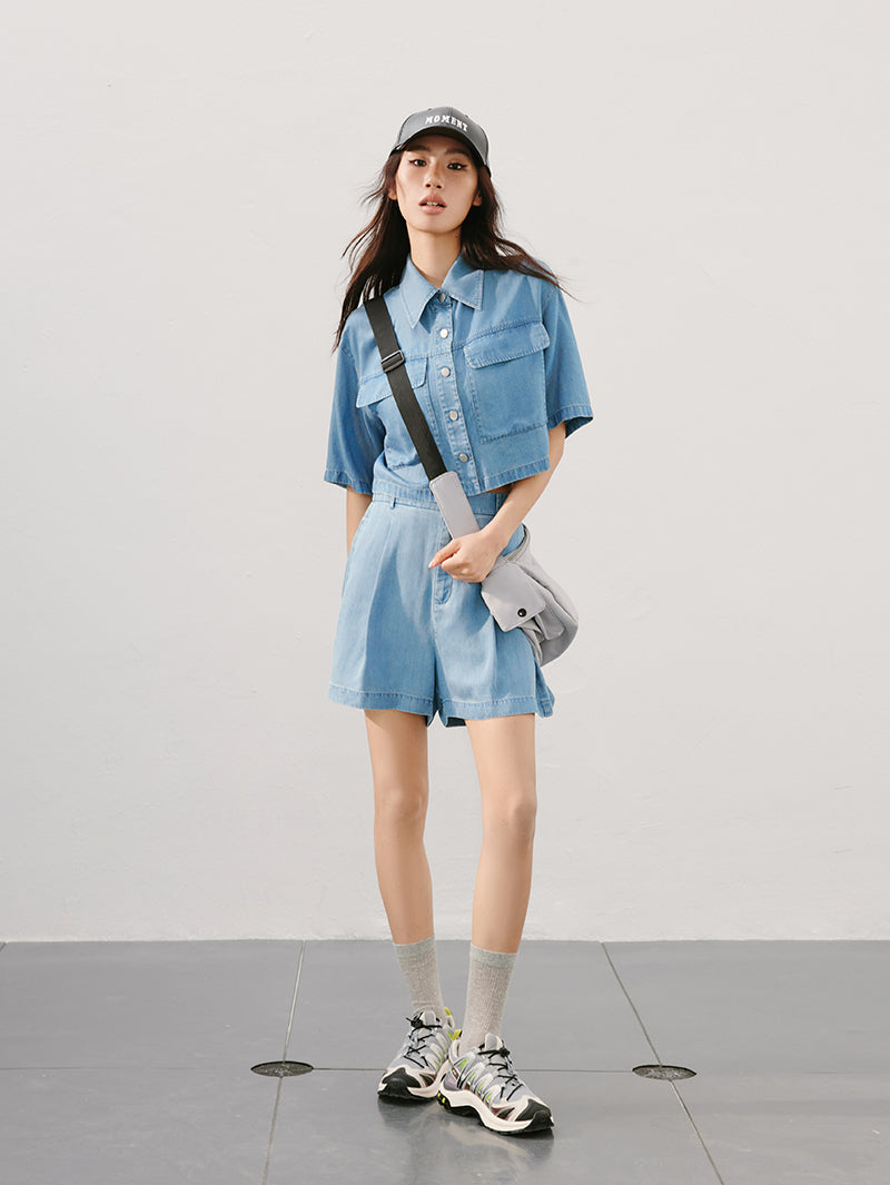 Half Sleeves 100% Lyocell Shirt