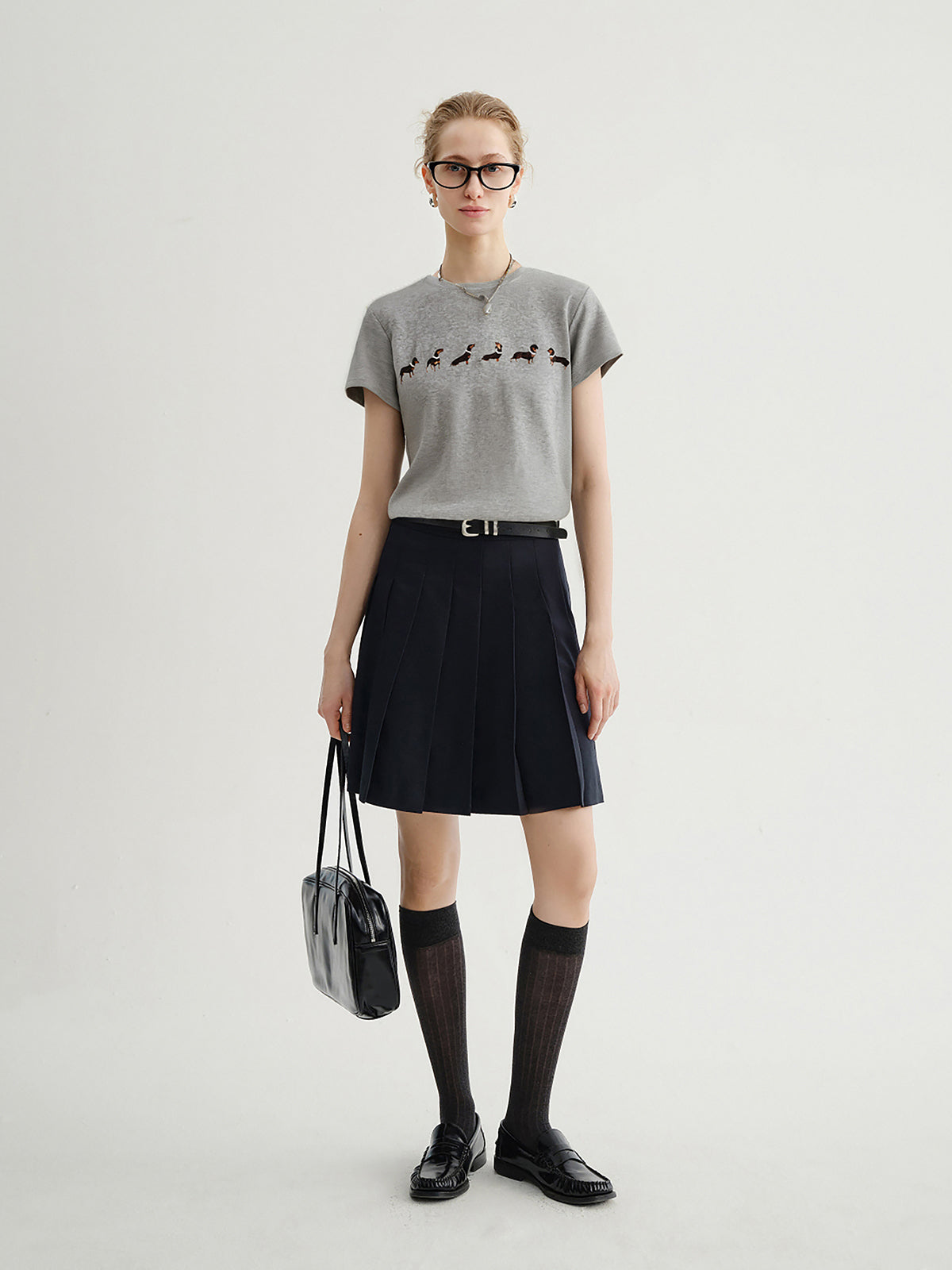 Short-Sleeve Puppy Graphic Tee