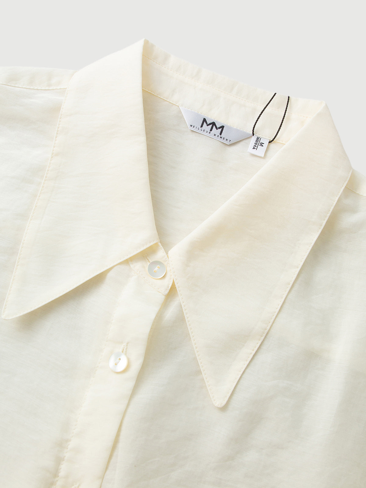 Point Collar Lyocell Shirt