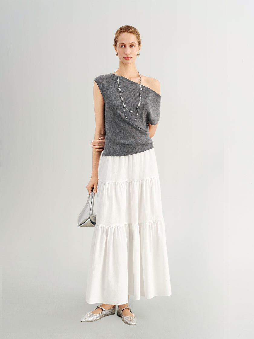 Bubble-Texture Skirt