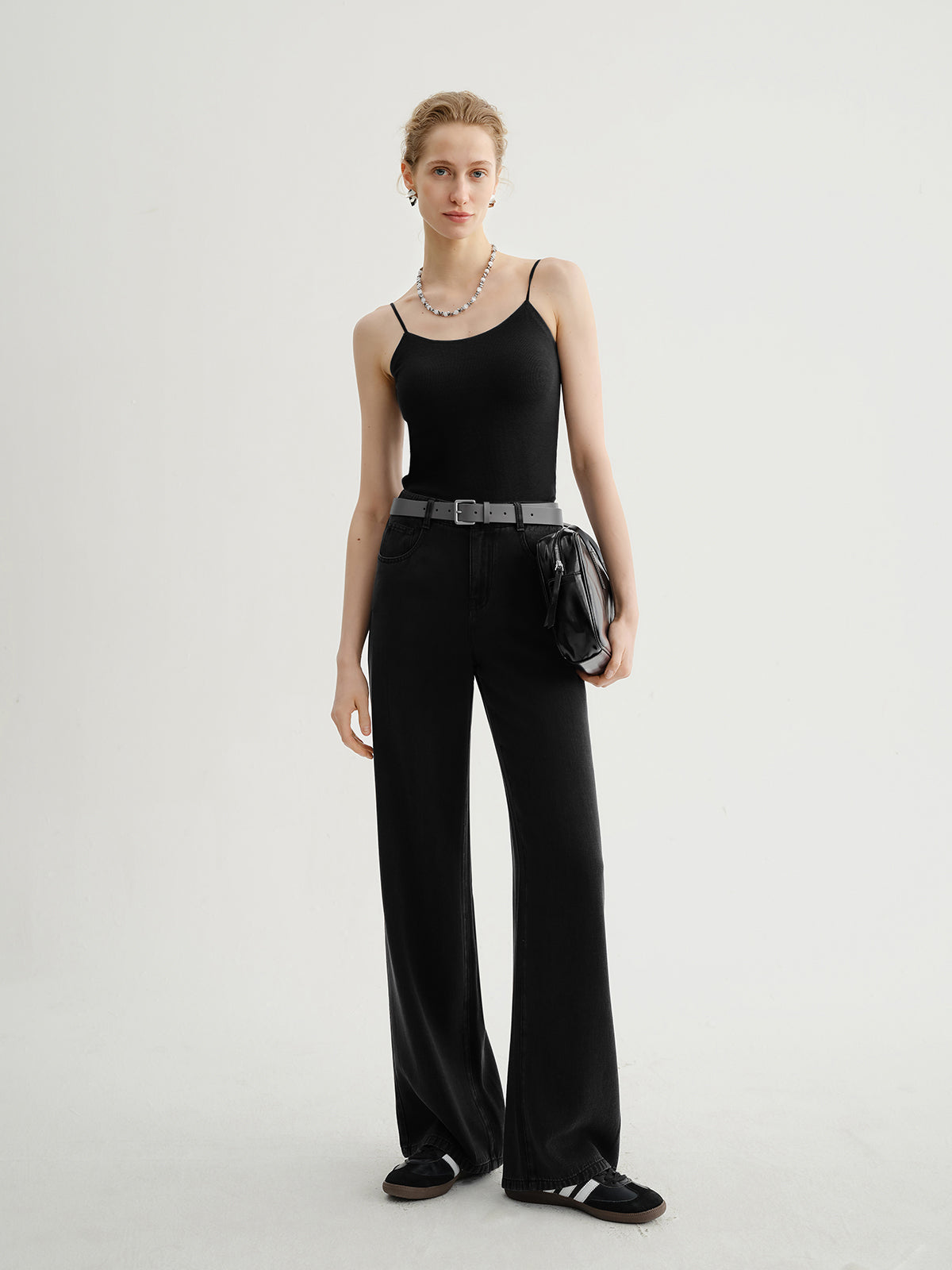 Cotton Blend Padded Tank Tops