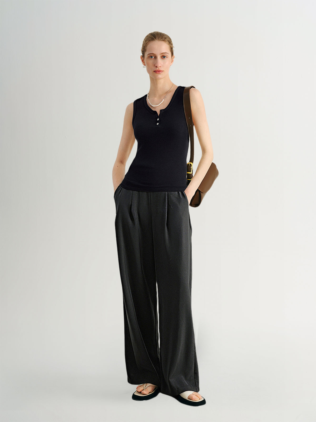 U-Neck Short Sleeve Top
