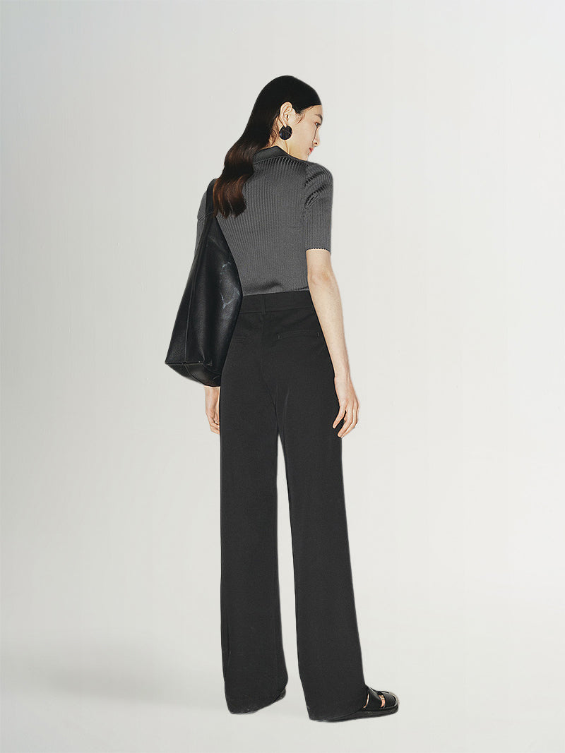 Straight Fit Trousers