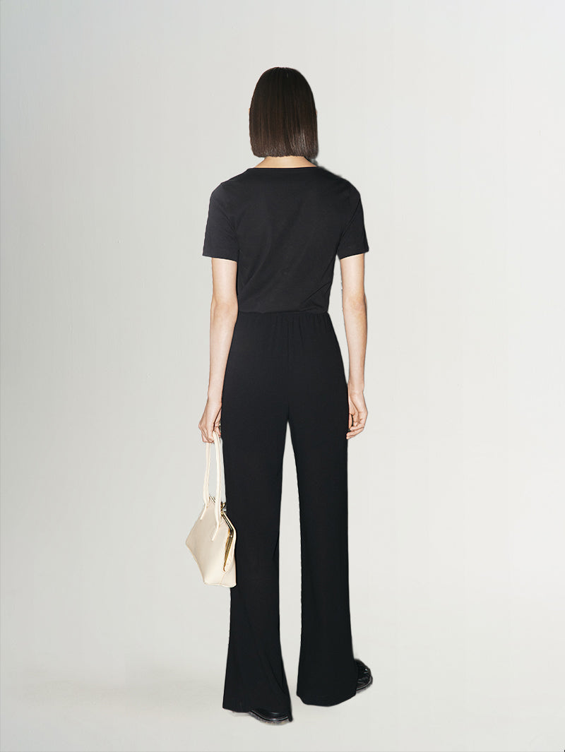 Straight Fit Slit Side Trousers