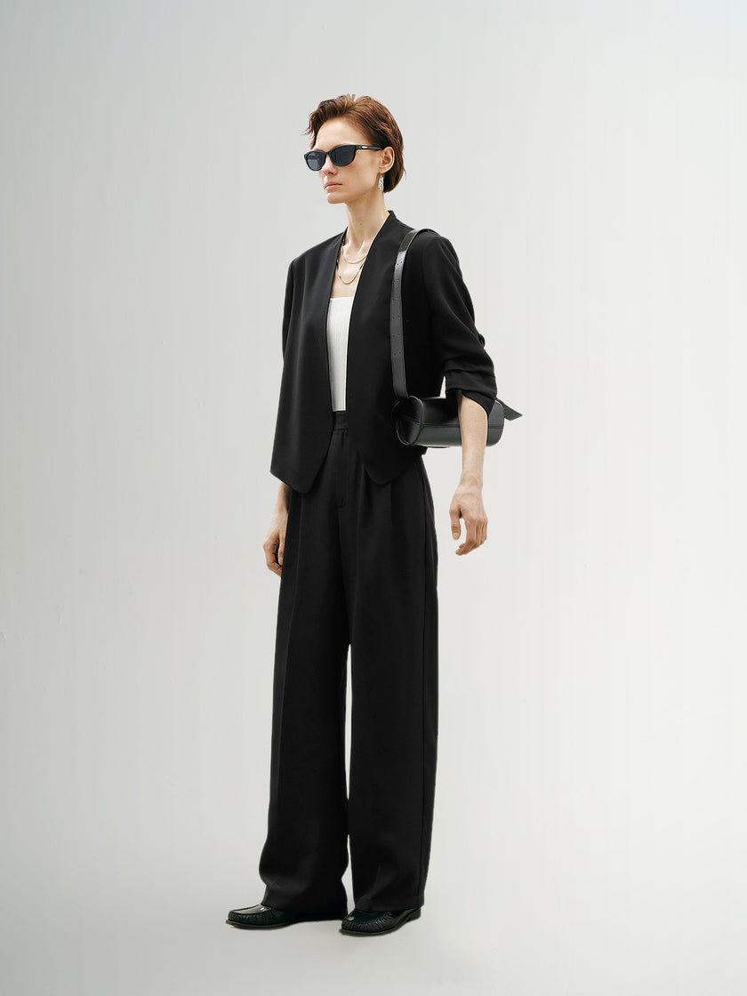 Sleeveless 100% Silk Shirt