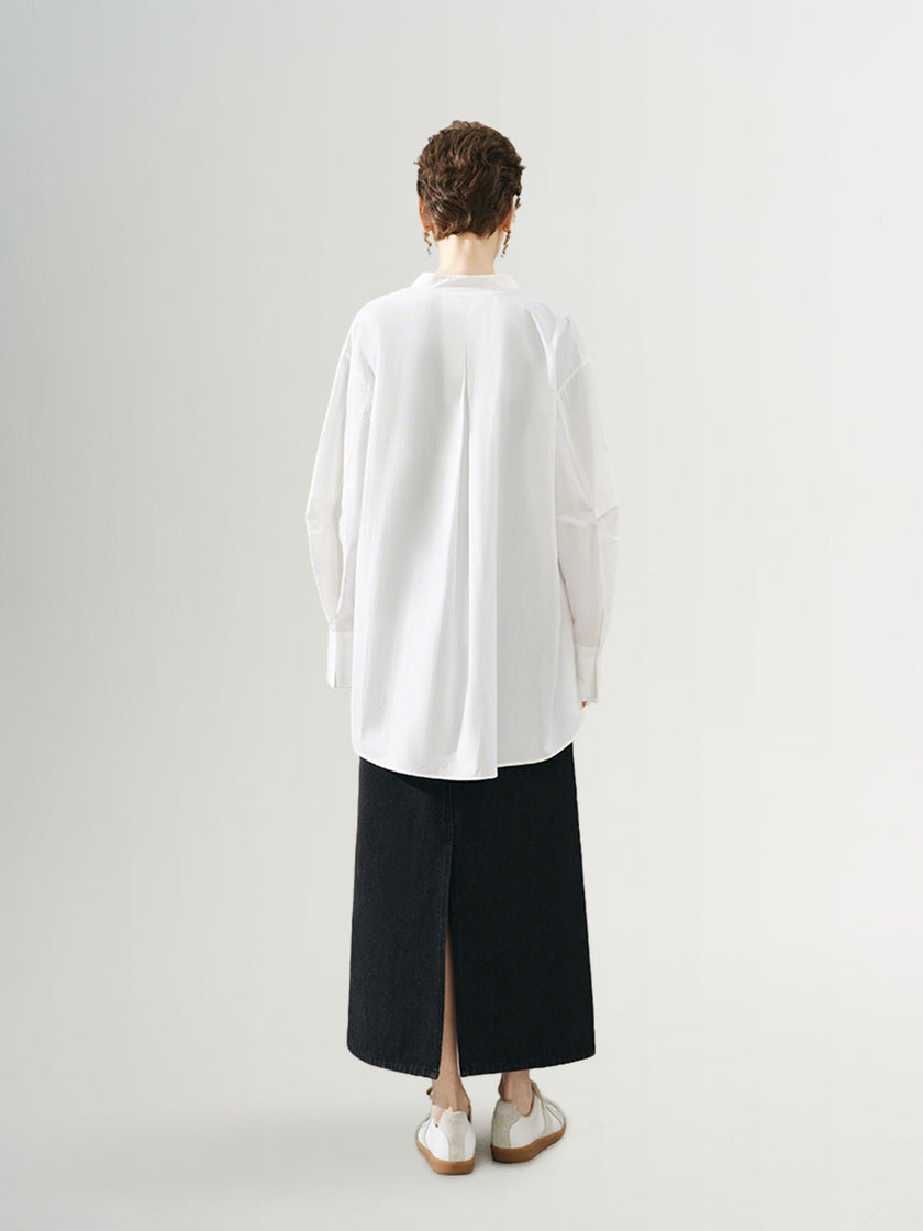 Oversized Pure Cotton Shirt