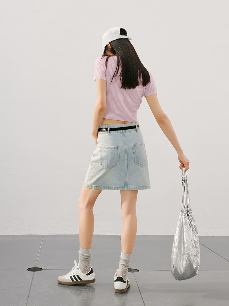 Denim Skirt