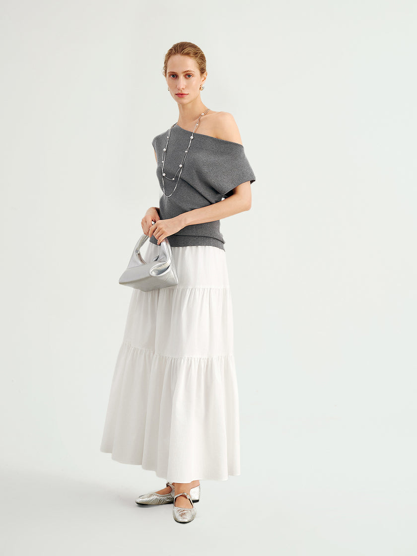 Bubble-Texture Skirt