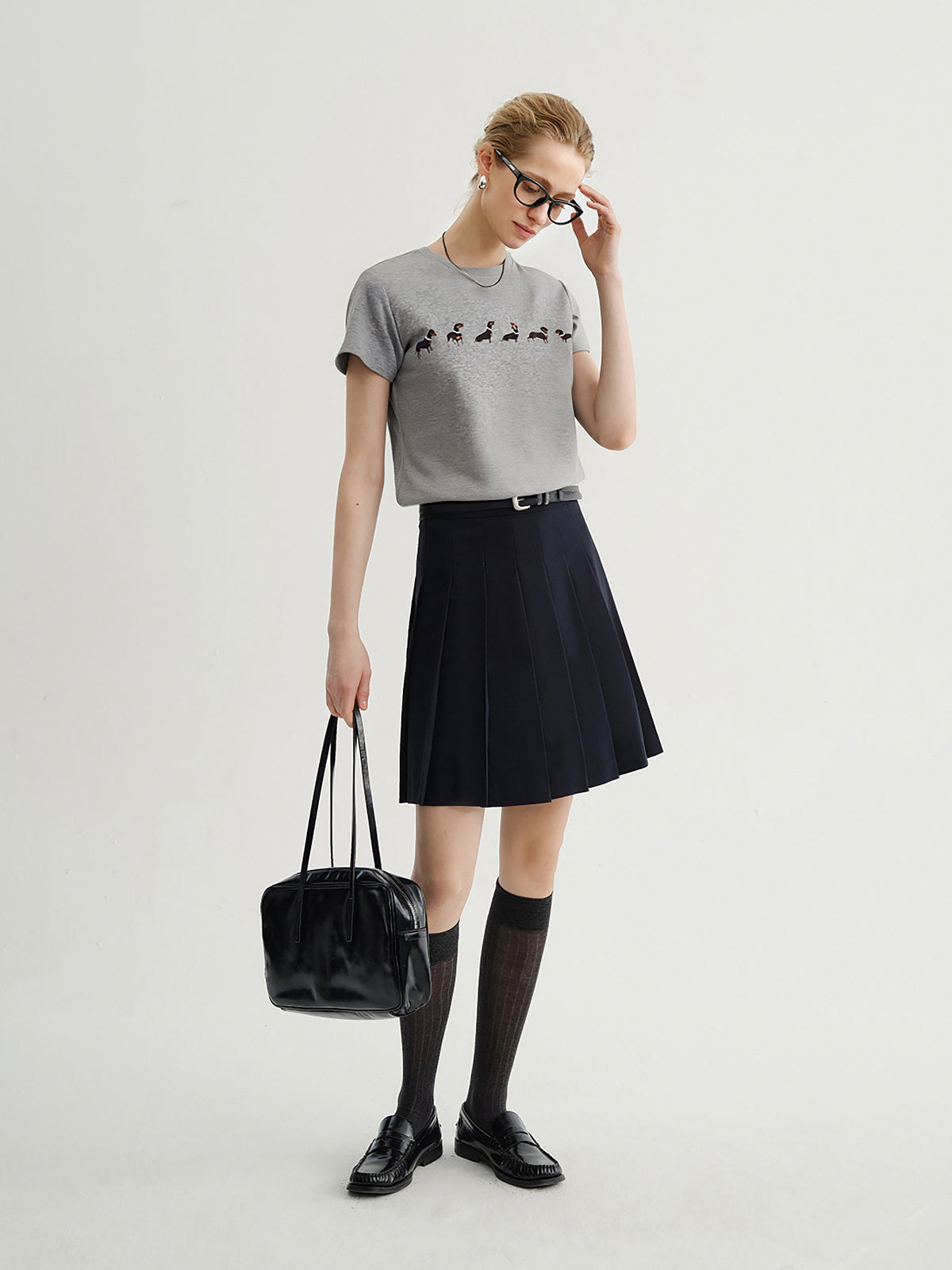 Short-Sleeve Puppy Graphic Tee
