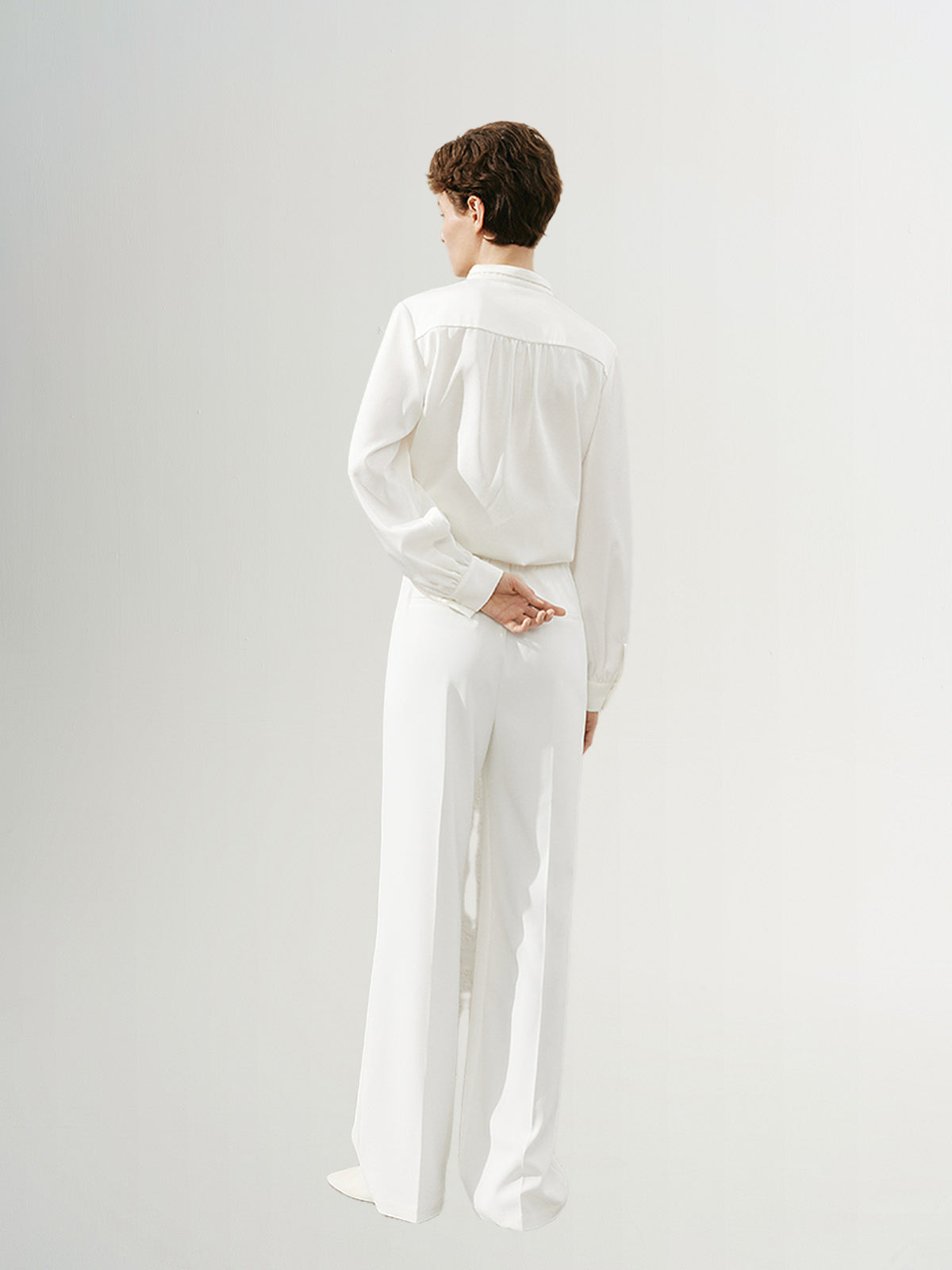 Straight Fit Smooth Trousers