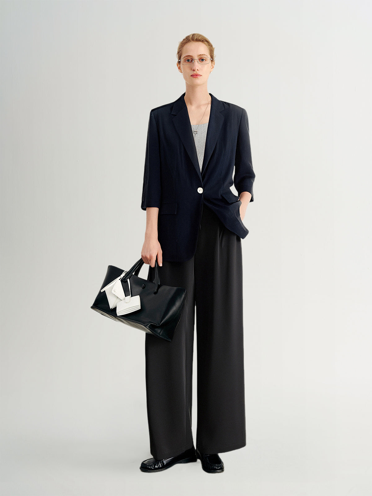 One-Button  Blazer