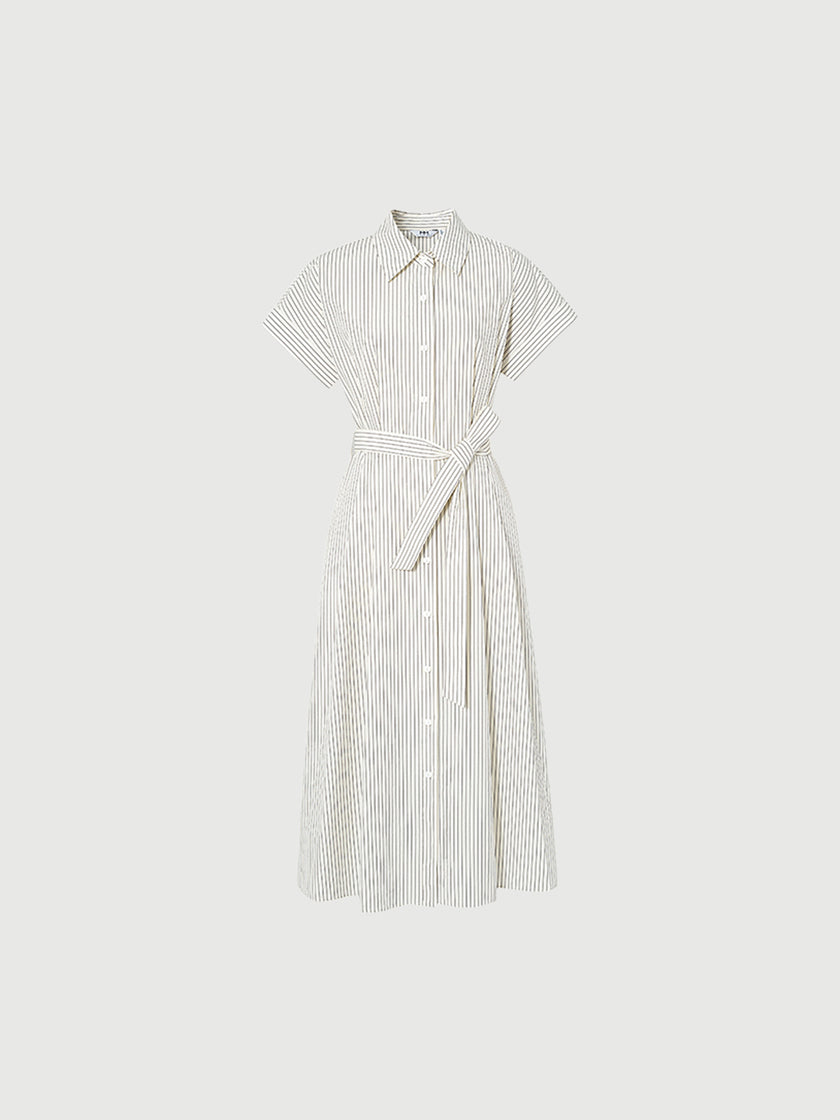 Short Sleeves 100% Cotton Dress
