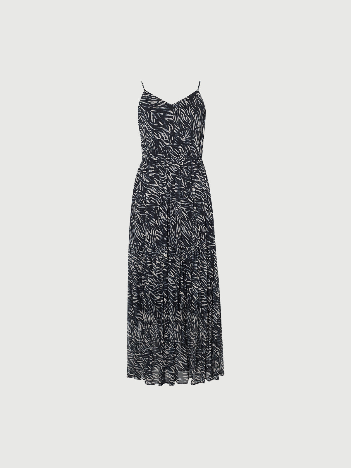 V-Neck Floral Slip Dress