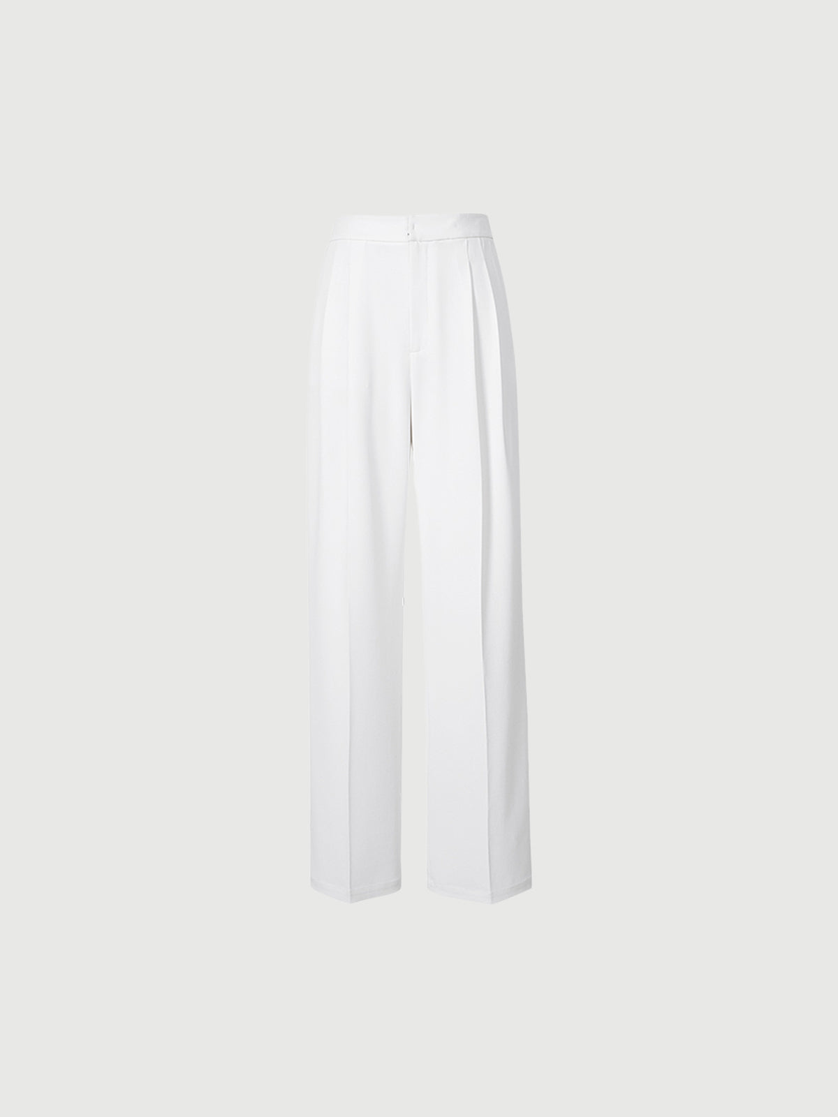 Straight Fit Smooth Trousers