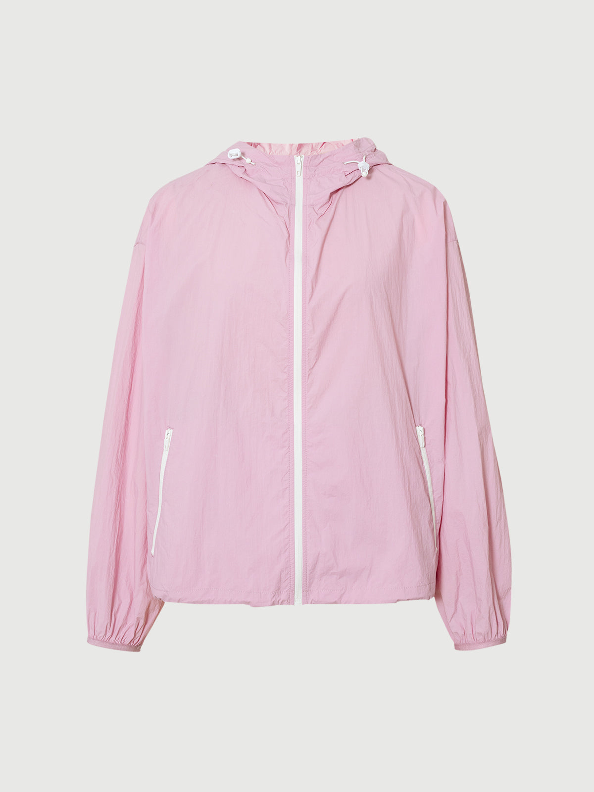 Pink Hooded UV Protection Jacket