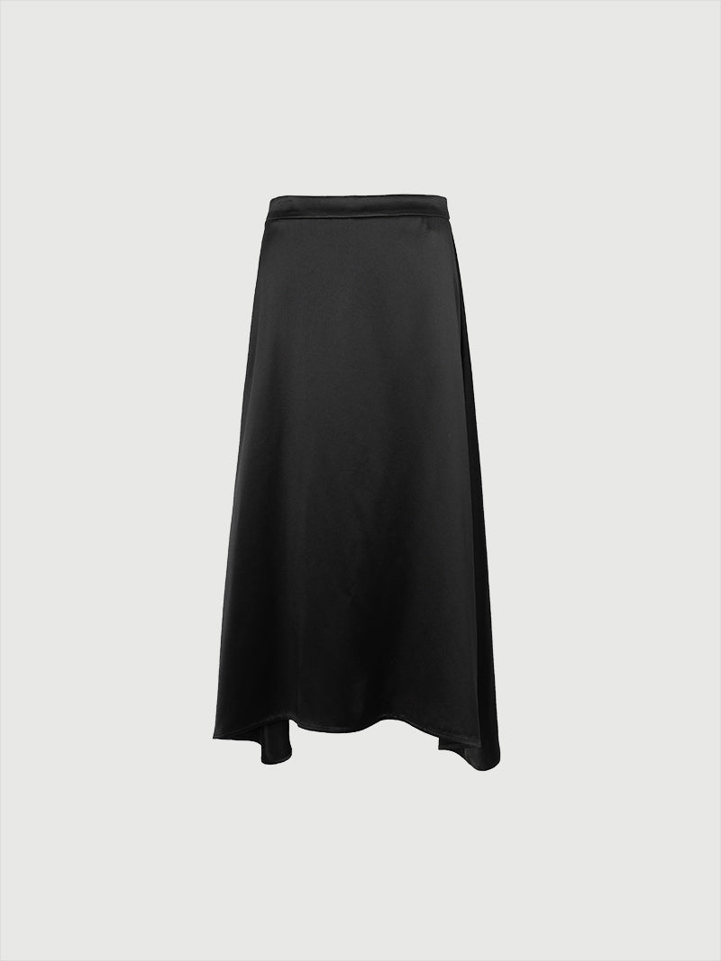 Acetate Blend Skirt