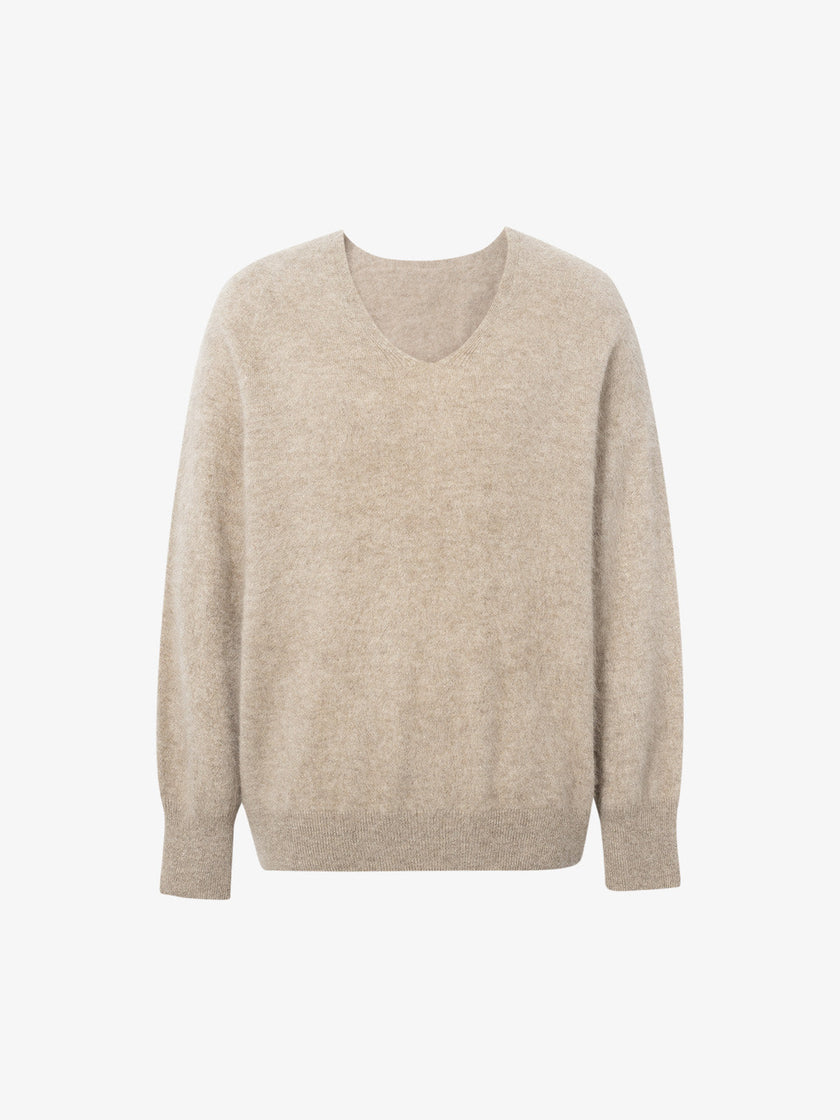 V Neck Cashmere Sweater
