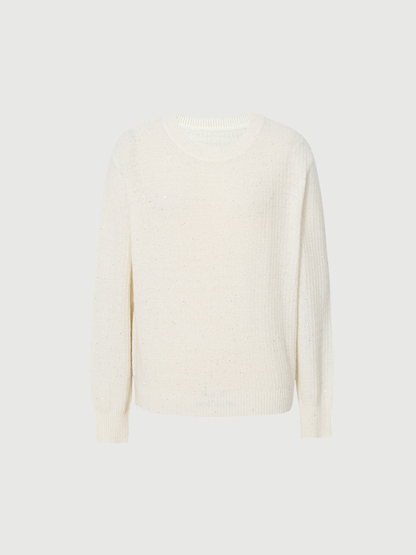 Round Neck Cashmere Sweater