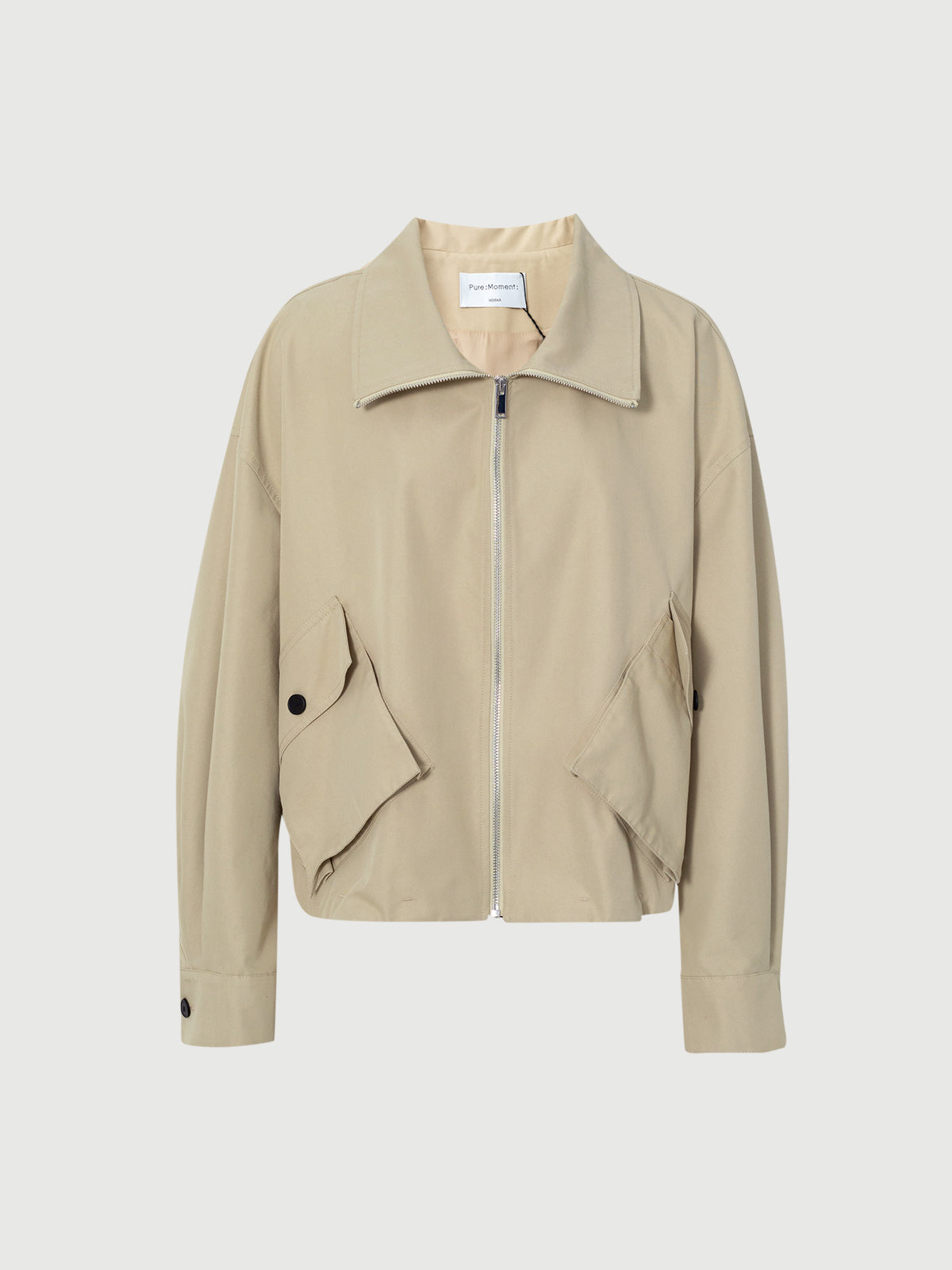 Cropped Trench-Inspired Jacket