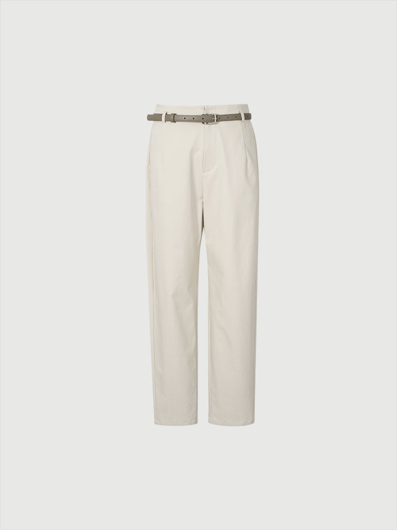 Cropped Lyocell Pants