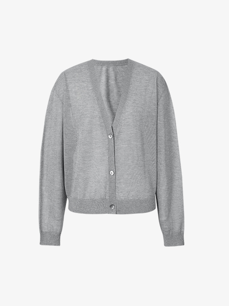 V Neck Thin Cardigan