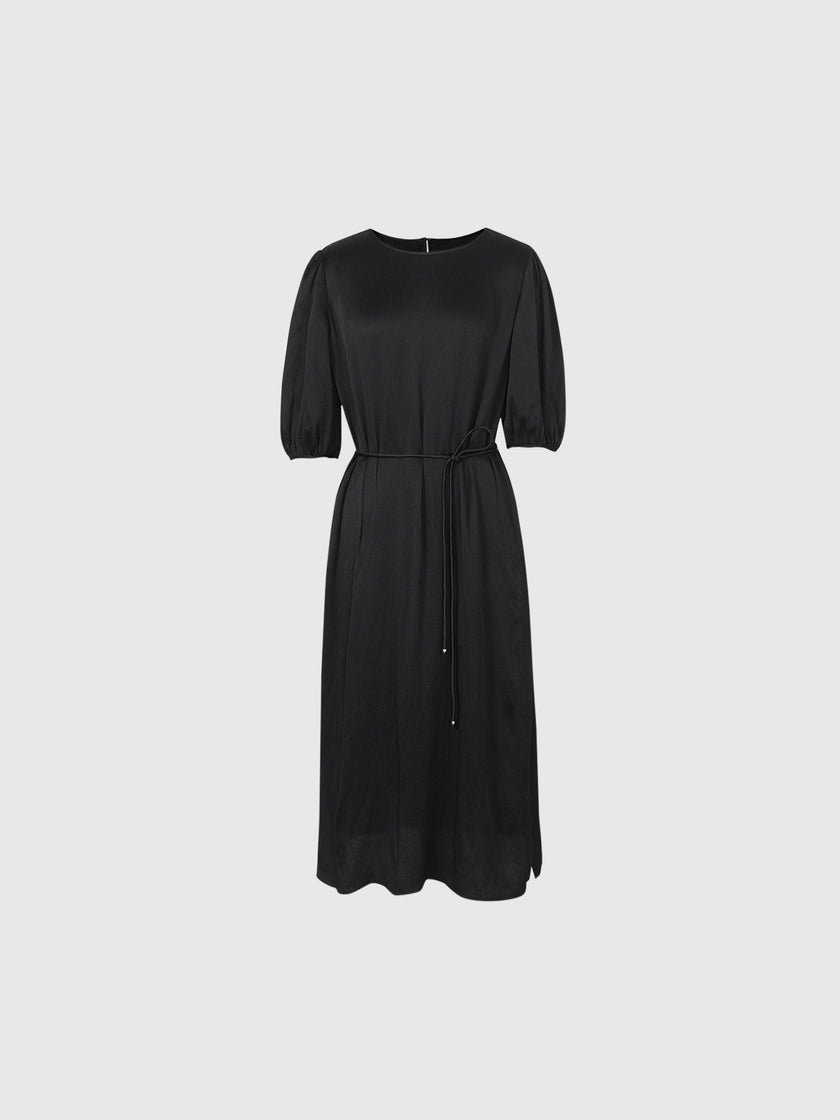 Slim Fit Short Sleeves Dress