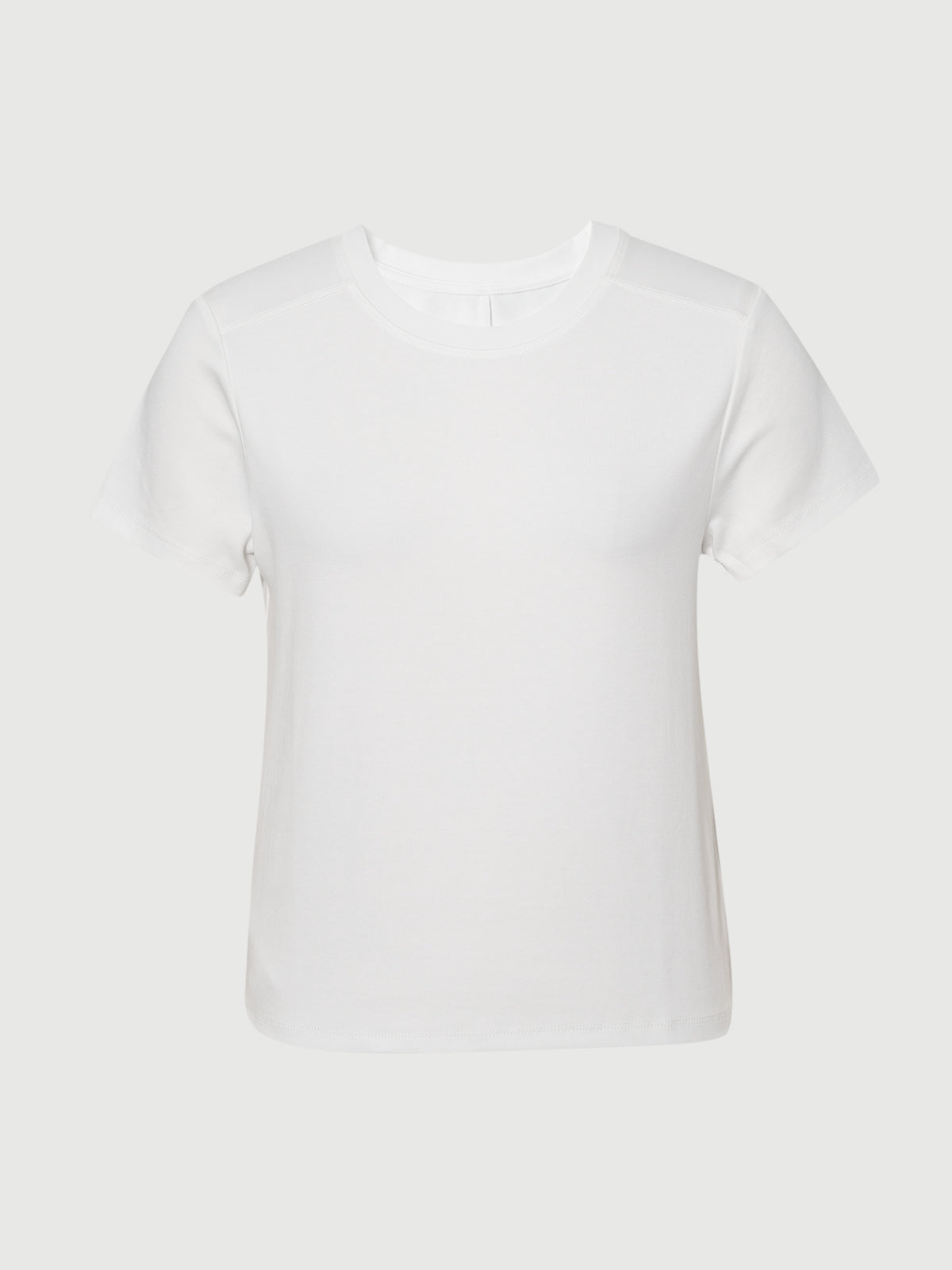 Crew Neck Cotton-Blend Tee