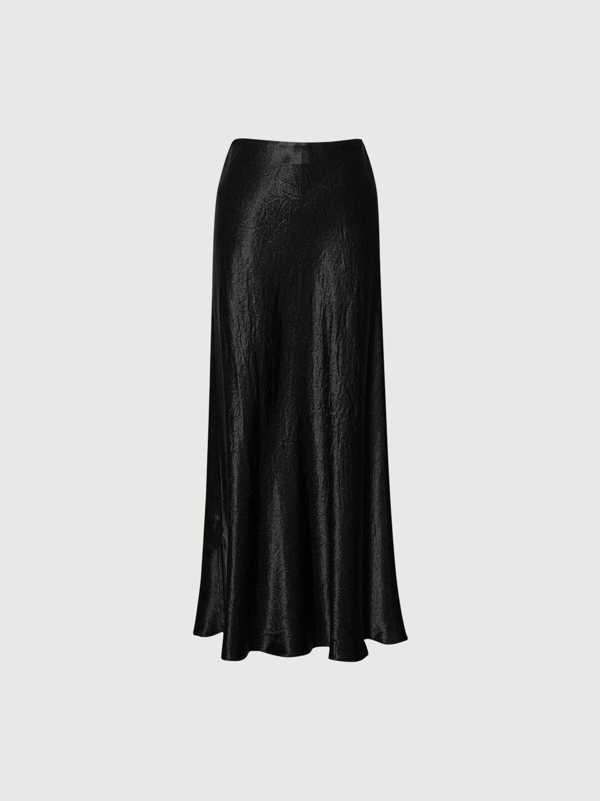 Black Fishtail Maxi Skirt