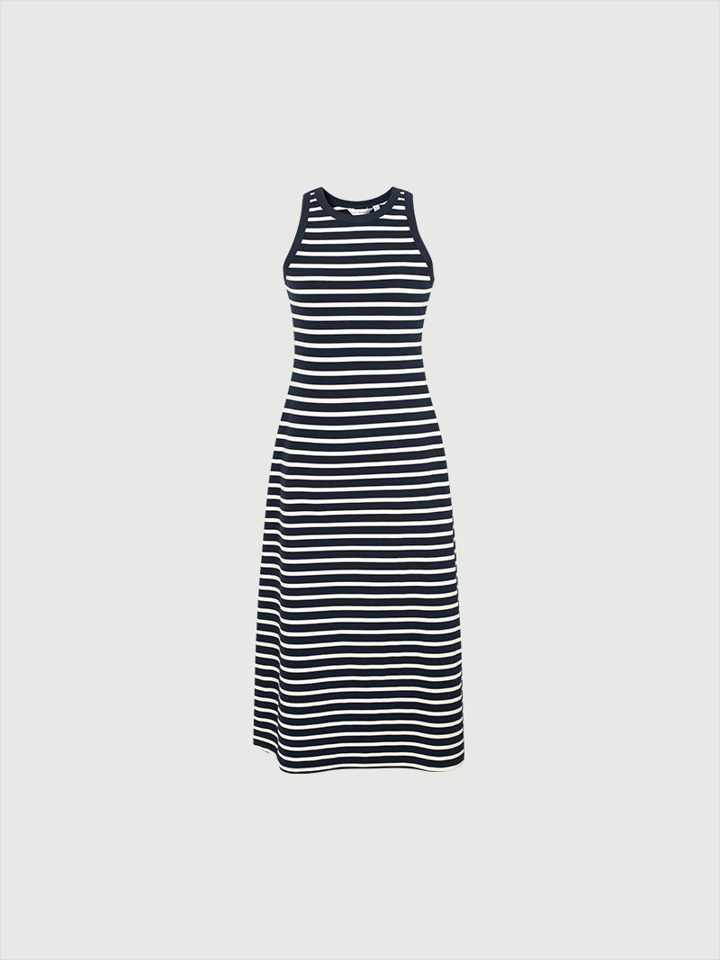 Stripe Sleeveless Dress