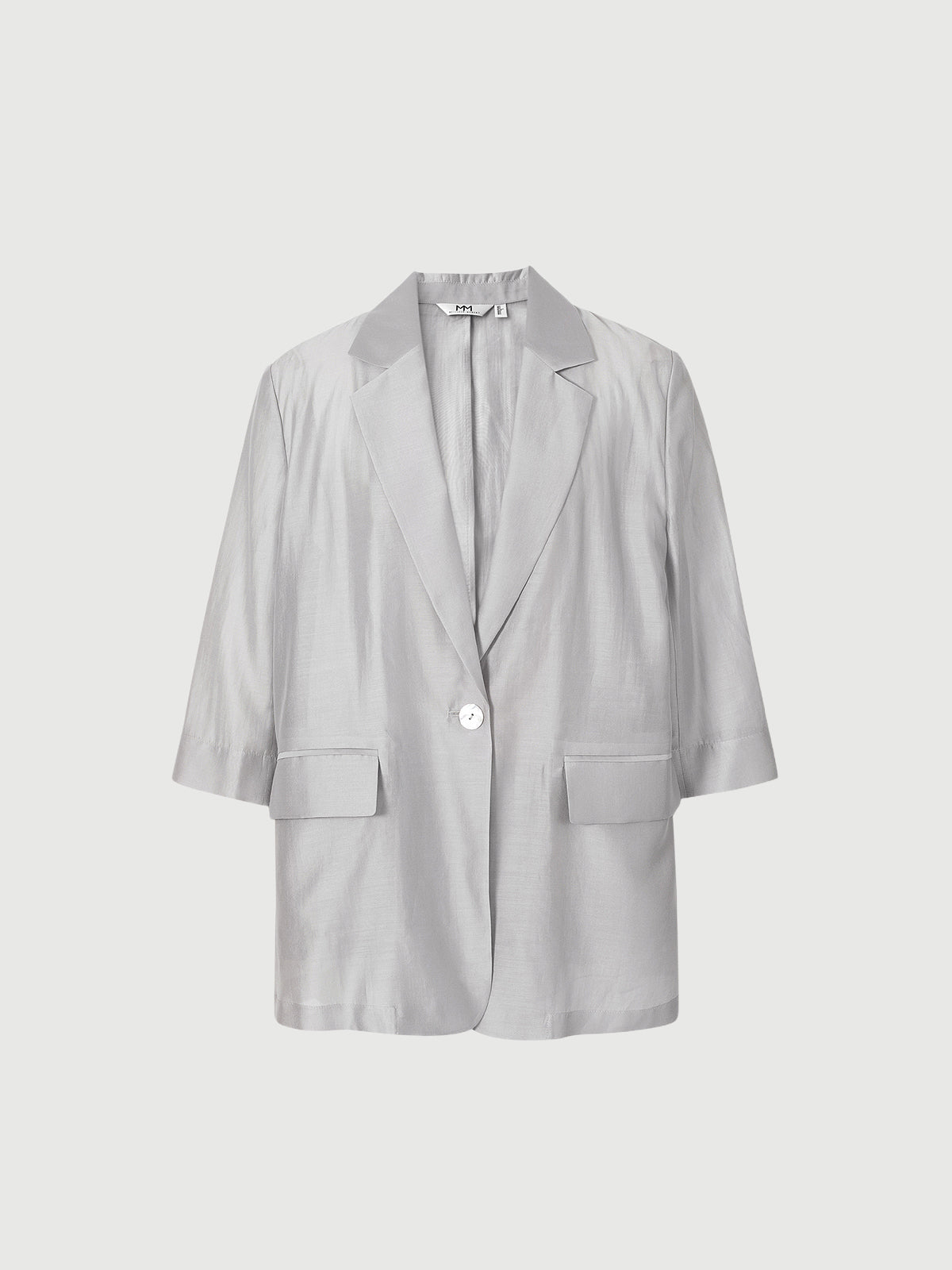 Half Sleeves Lyocell Blazer