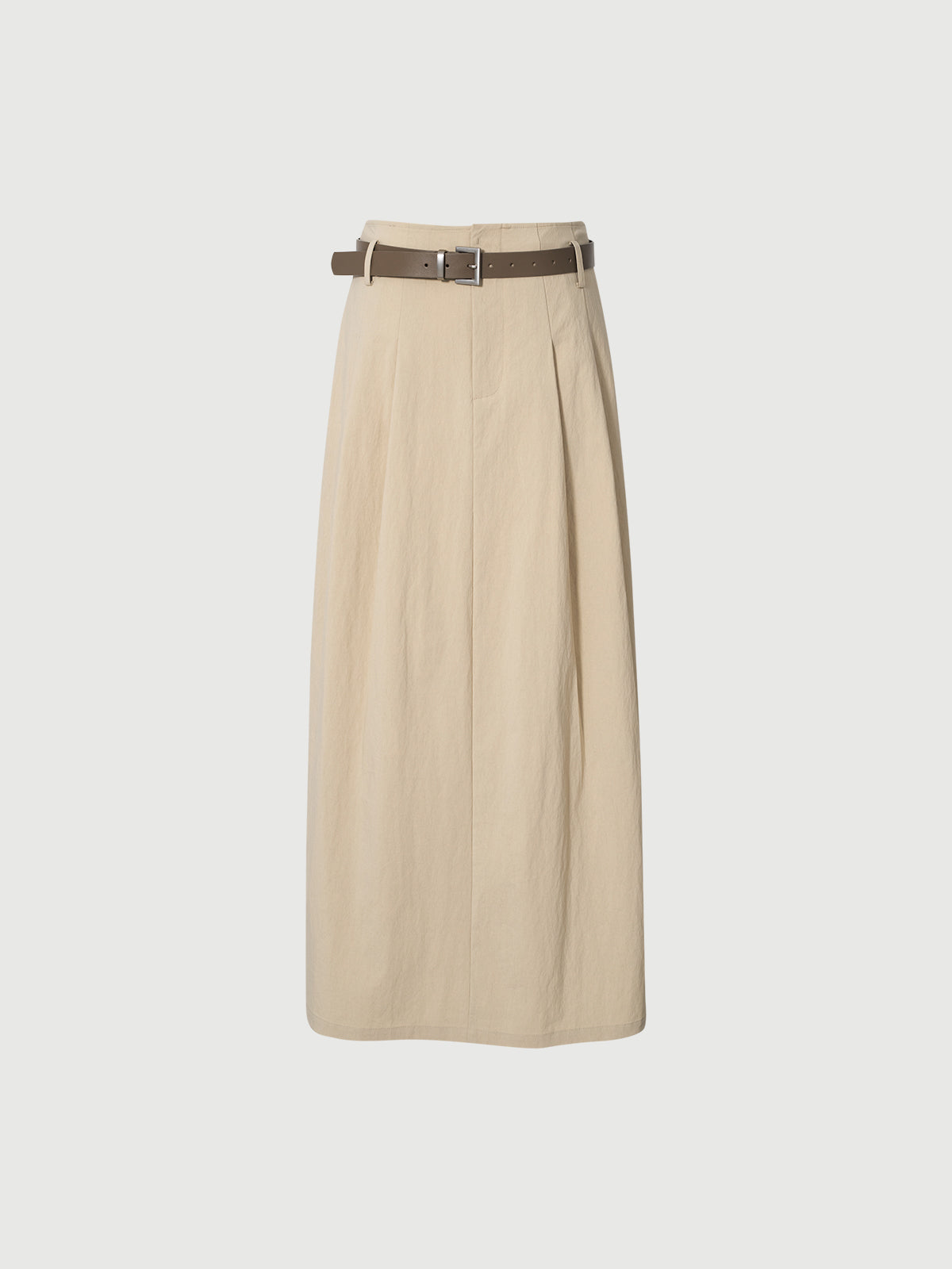 Khaki Midi Skirt