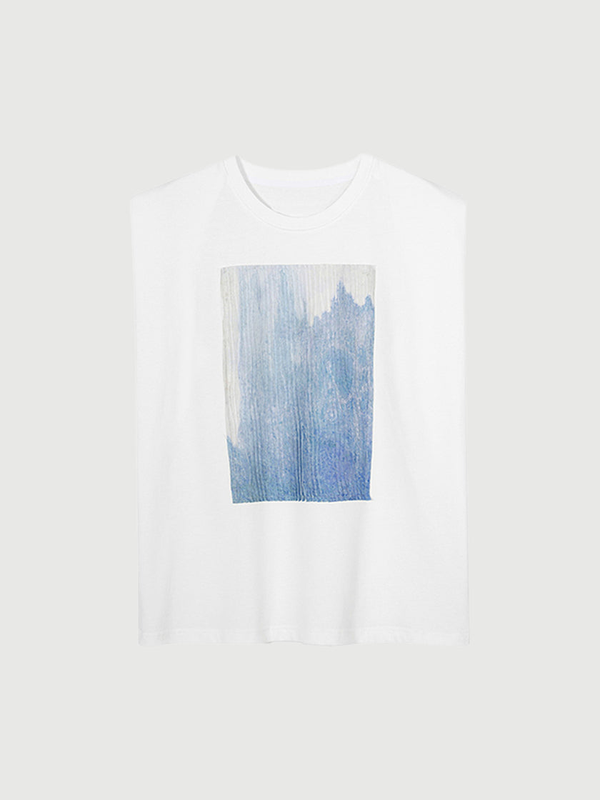 Monet 100% Cotton Sleeveless Knit Top