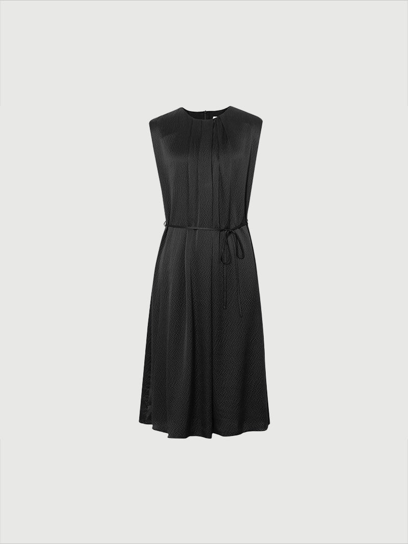 Sleeveless 100% Silk Dress